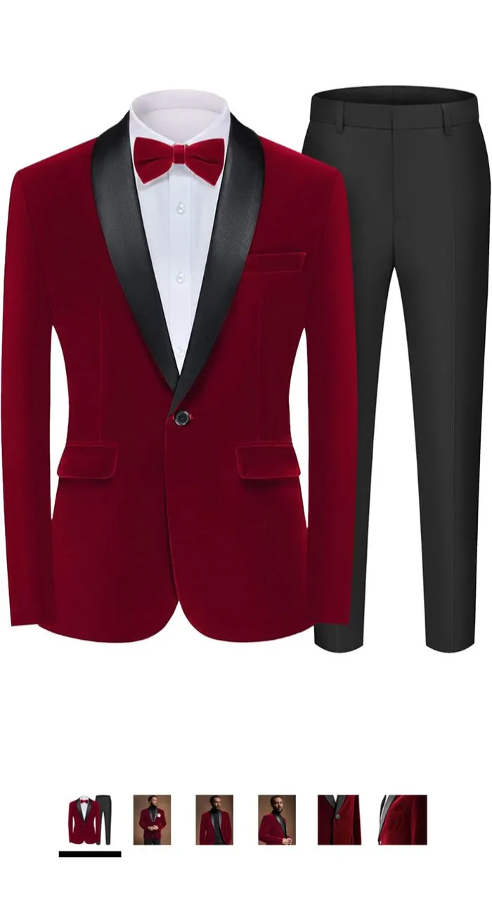 Red male Suit